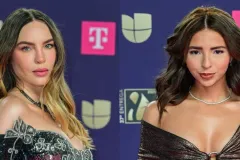 Belinda y Ángela Aguilar en la misma alfombra roja de Premio Lo Nuestro 2025