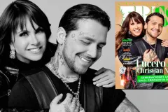 Christian Nodal y Lucero en portada de revista: redes lo critican por posar en “banquito” 