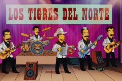 Los Tigres del Norte llegan a Springfield con un corrido original para Los Simpson