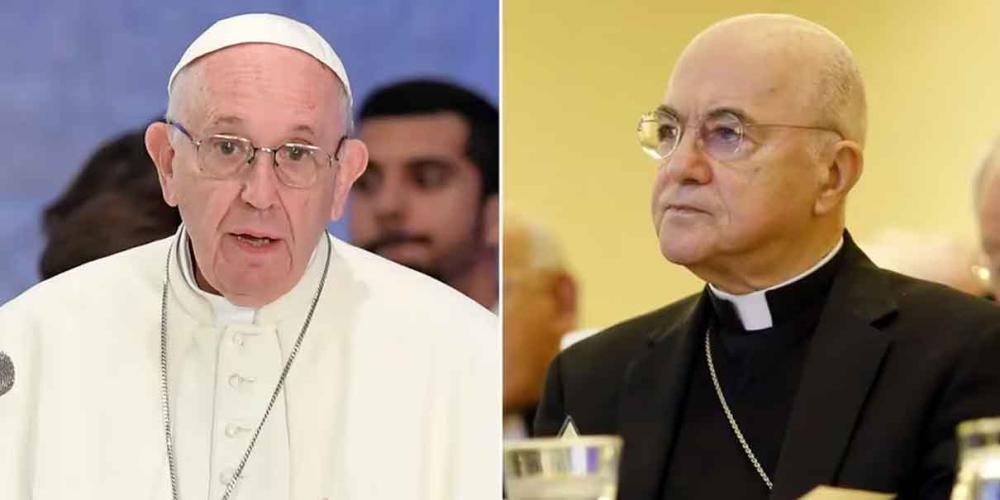 Imputan por "cisma" al polémico arzobispo Carlo Maria Viganò que pidió la renuncia del papa Francisco