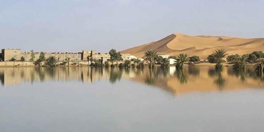 Lluvias inundan el desierto del Sahara por primera vez en más de 50 años