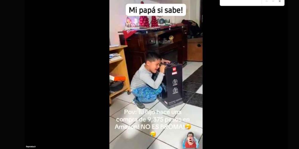 Niño aprovecha el Buen Fin y a escondidas se compra un Lego de 9 mil pesos 