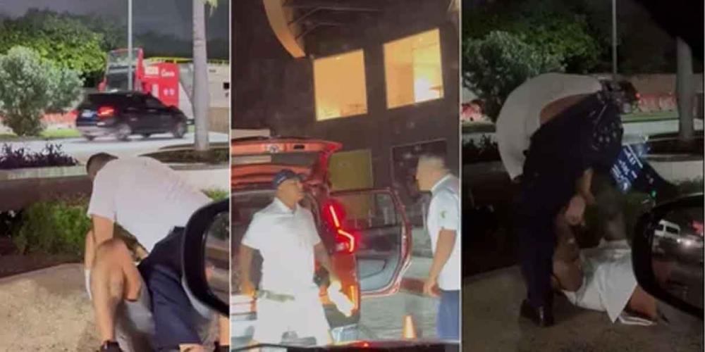 VIDEO. Taxista y chofer de Uber se agarran a golpes en Cancún