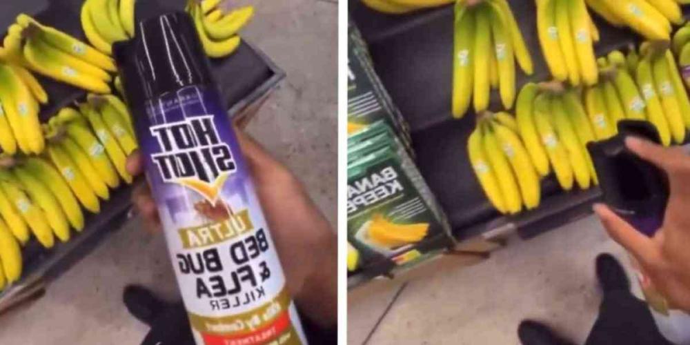 Detienen a influencer por rociar insecticida en alimentos de supermercado