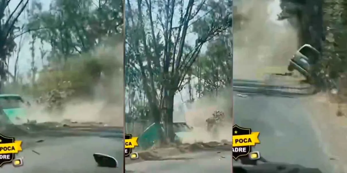 VIDEO.  Autobús era conducido  como “loco” y provoca brutal accidente en Tlahuac 
