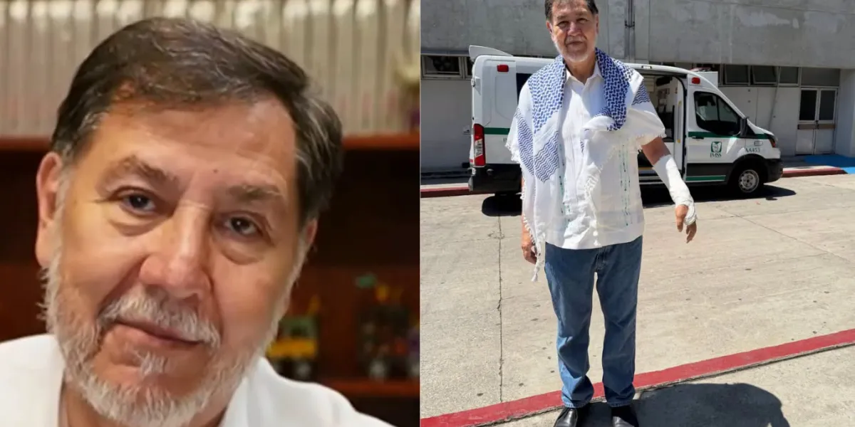 Fernández Noroña acusa a Aeroméxico de intentar impedir su abordaje en Cuba por llevar un brazo enyesado