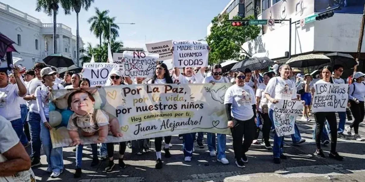 “¡Queremos paz!”: miles marchan contra la violencia en Culiacán