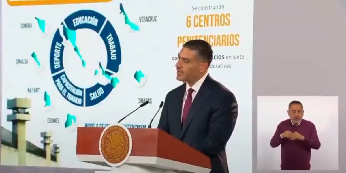 Harfuch anuncia seis nuevas cárceles en México tras violencia en Mazatlán