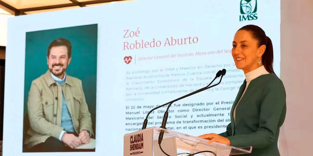 Claudia Sheinbaum confirma a Zoé robledo al frente del IMSS para su administración