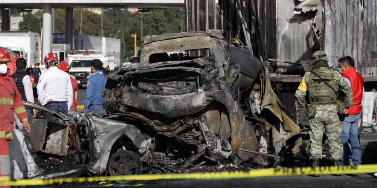 Accidente trágico con la muerte de una persona, sobre la México-Puebla 