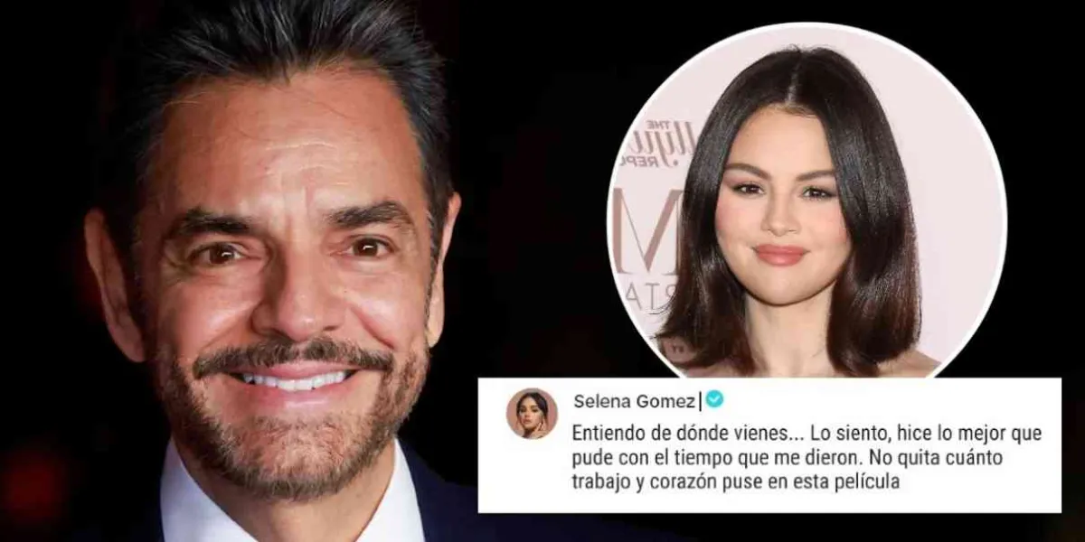  Eugenio Derbez atiza contra Selena Gómez de “indefendible”, esta le responde critica 