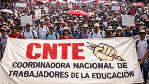 La CNTE anuncia huelga nacional y suspensión de clases a partir de junio