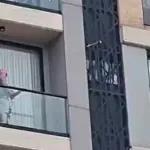 IMÁGENES SENSIBLES. INDIGNACIÓN por presunto abuso sexual de menor en balcón de Bogotá