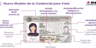 INE presenta credencial para votar más segura con tecnología avanzada