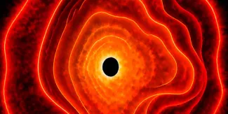 Descubren una “estrella de agujero negro” con el telescopio James Webb