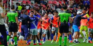 Puebla vence al Necaxa con golazo de Mathías Tomás