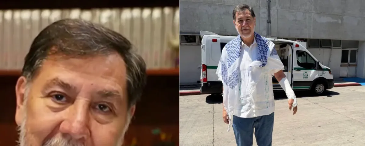 Fernández Noroña acusa a Aeroméxico de intentar impedir su abordaje en Cuba por llevar un brazo enyesado