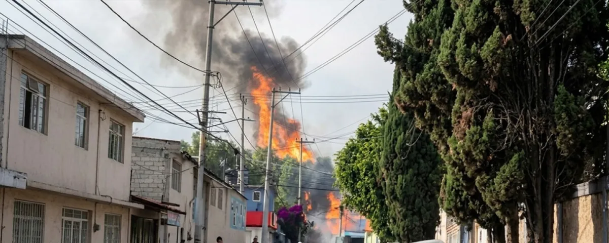 ¡Explota gasera en Coacalco! Vecinos corren despavoridos tras el estallido