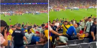 VIDEO. Copa América: Aficionado mexicano es NOQUEADO por seguidor de Ecuador