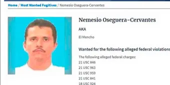 EU aumenta recompensa por capturar de “El Mencho” a 15 millones de dólares